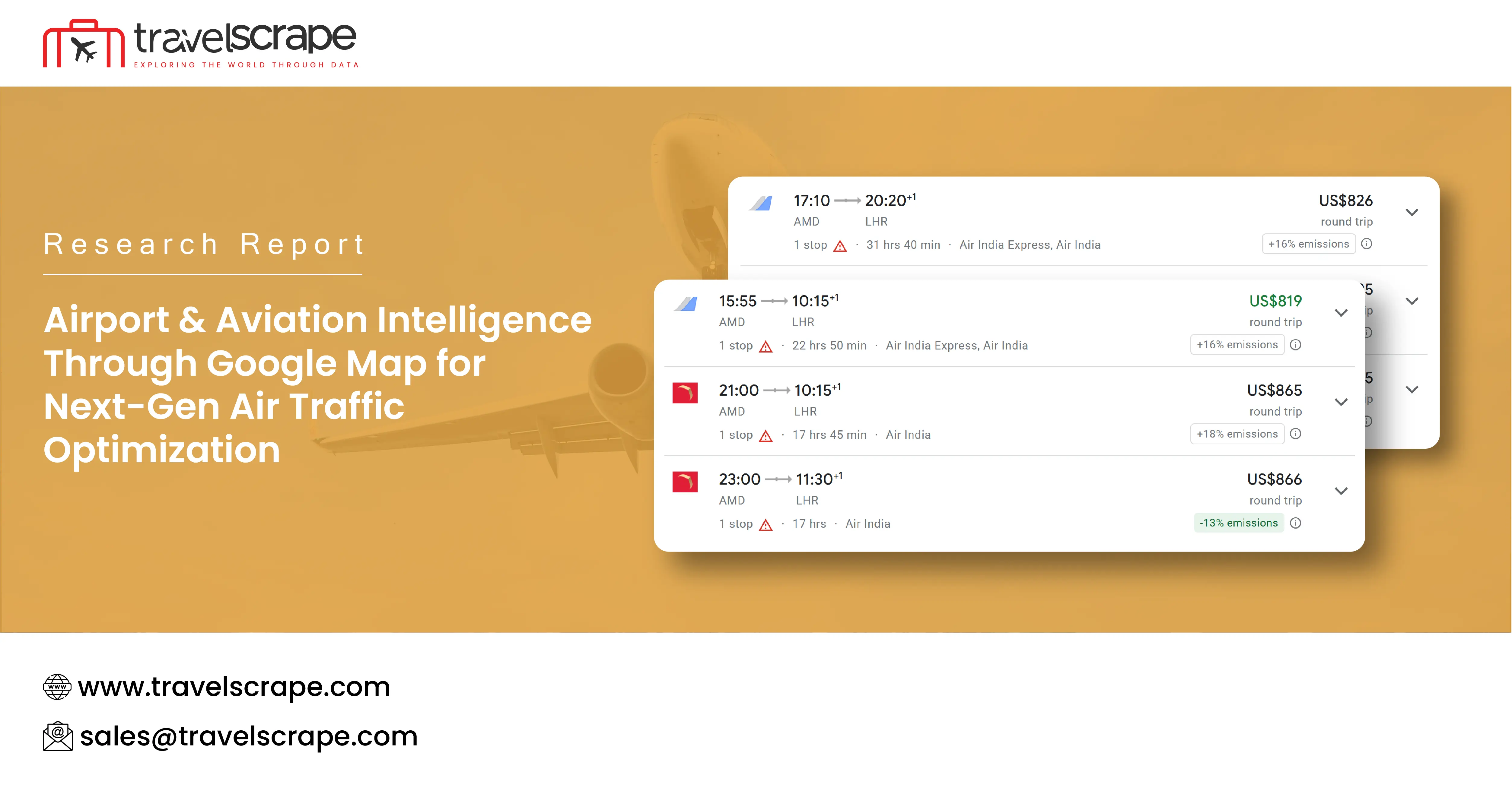 Airport & Aviation Intelligence Through Google Map